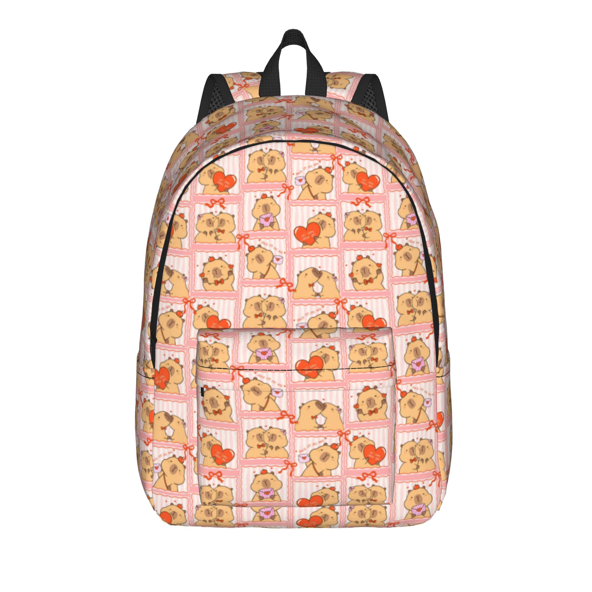Interior Design Usa - Kawaii Capybara Frames Cartoon Backpack Outdoor