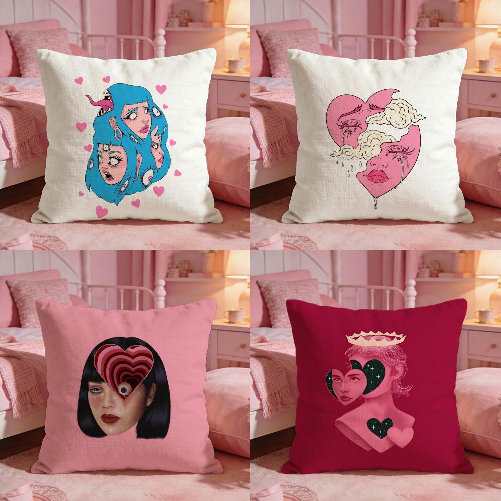 Interior Design Graphic Design - Heartbreak Lady Graphic Cushion Cover Premium