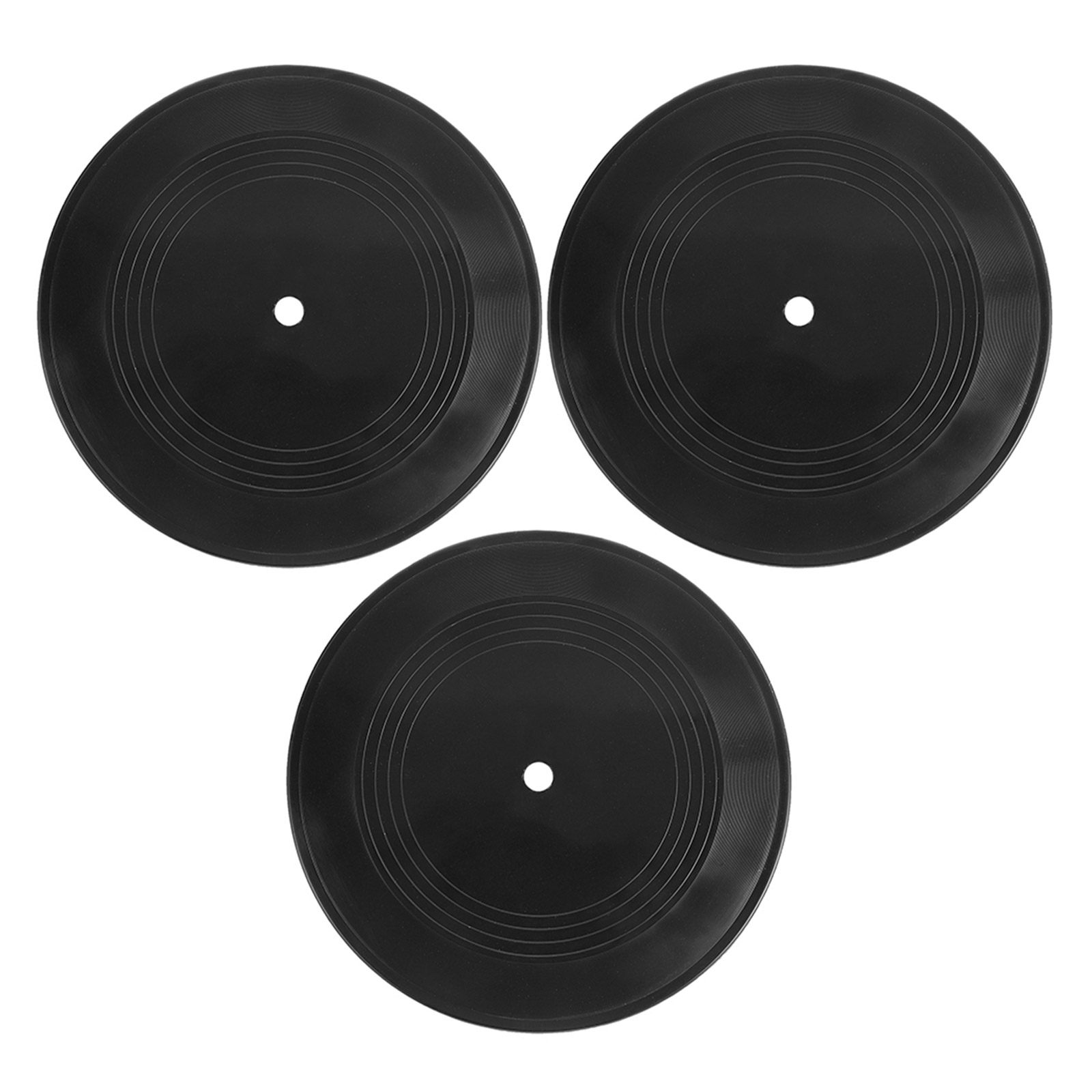 3Pcs Vintage Vinyl Records Wal - Interior Design Of Cafe 评论和价格