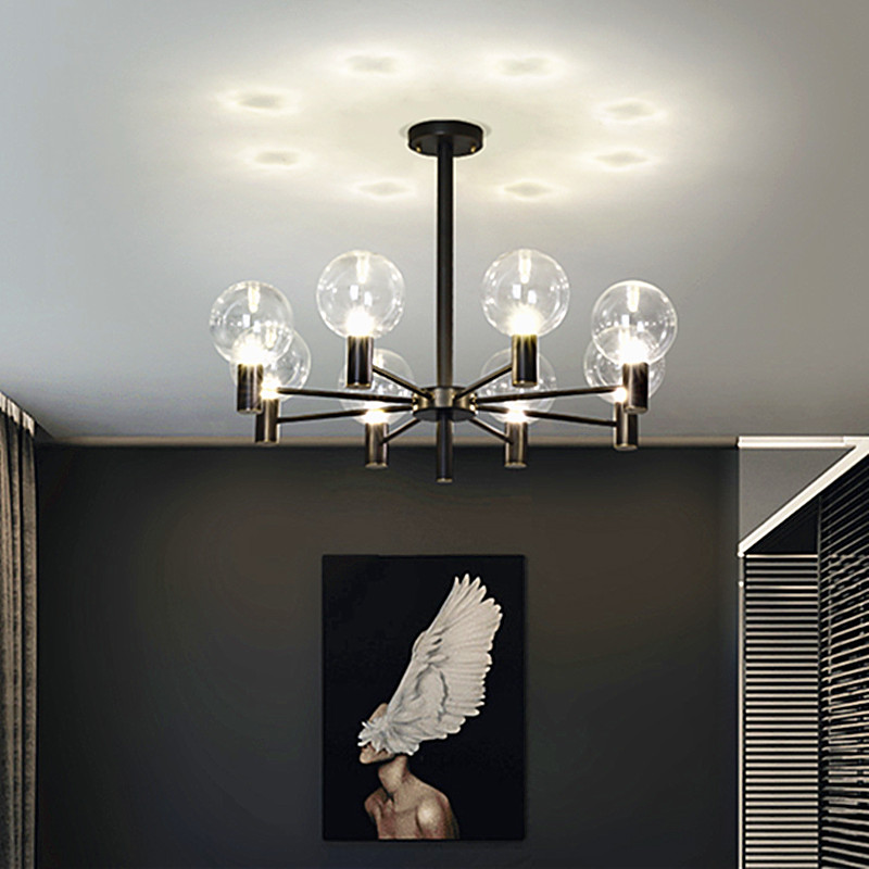 Luxury glass ball chandelier s - Interior Design Of Cafe 评论和价格
