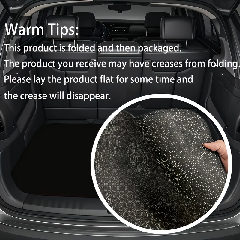 1pc Car Trunk Mat, 2D Graphic  - Interior Design Graphic Design 评论和价格