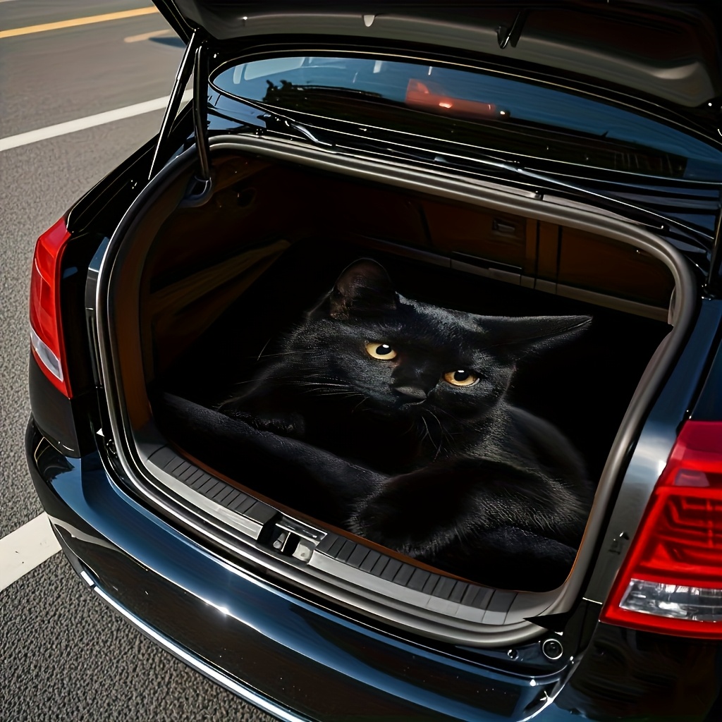 1pc Car Trunk Mat, 2D Graphic  - Interior Design Graphic Design 评论和价格