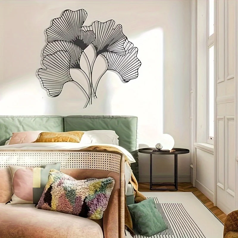 Ginkgo Leaf Wall Decoration Me - Interior Design Of Cafe 评论和价格