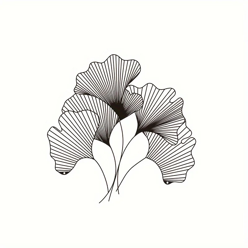 Ginkgo Leaf Wall Decoration Me - Interior Design Of Cafe 评论和价格