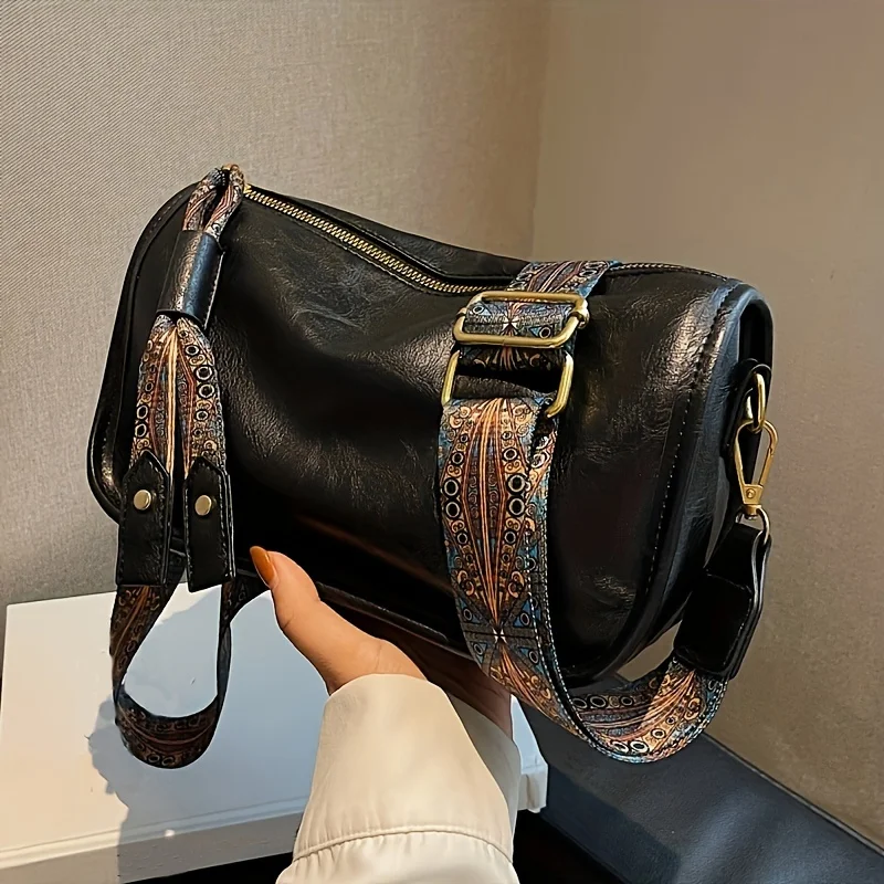 Graphic Pattern Zipper Crossbo - Interior Design Graphic Design 评论和价格