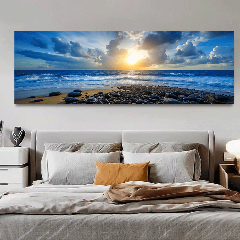 1PC-Canvas poster Unframed Oce - Interior Design Usa 评论和价格