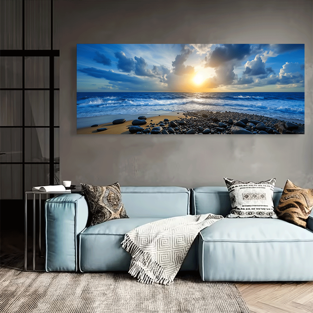 1PC-Canvas poster Unframed Oce - Interior Design Usa 评论和价格