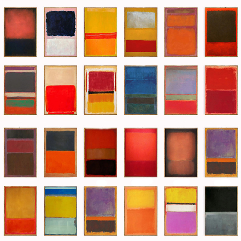 Wall Decor, Mark Rothko Poster - Interior Design Usa 评论和价格